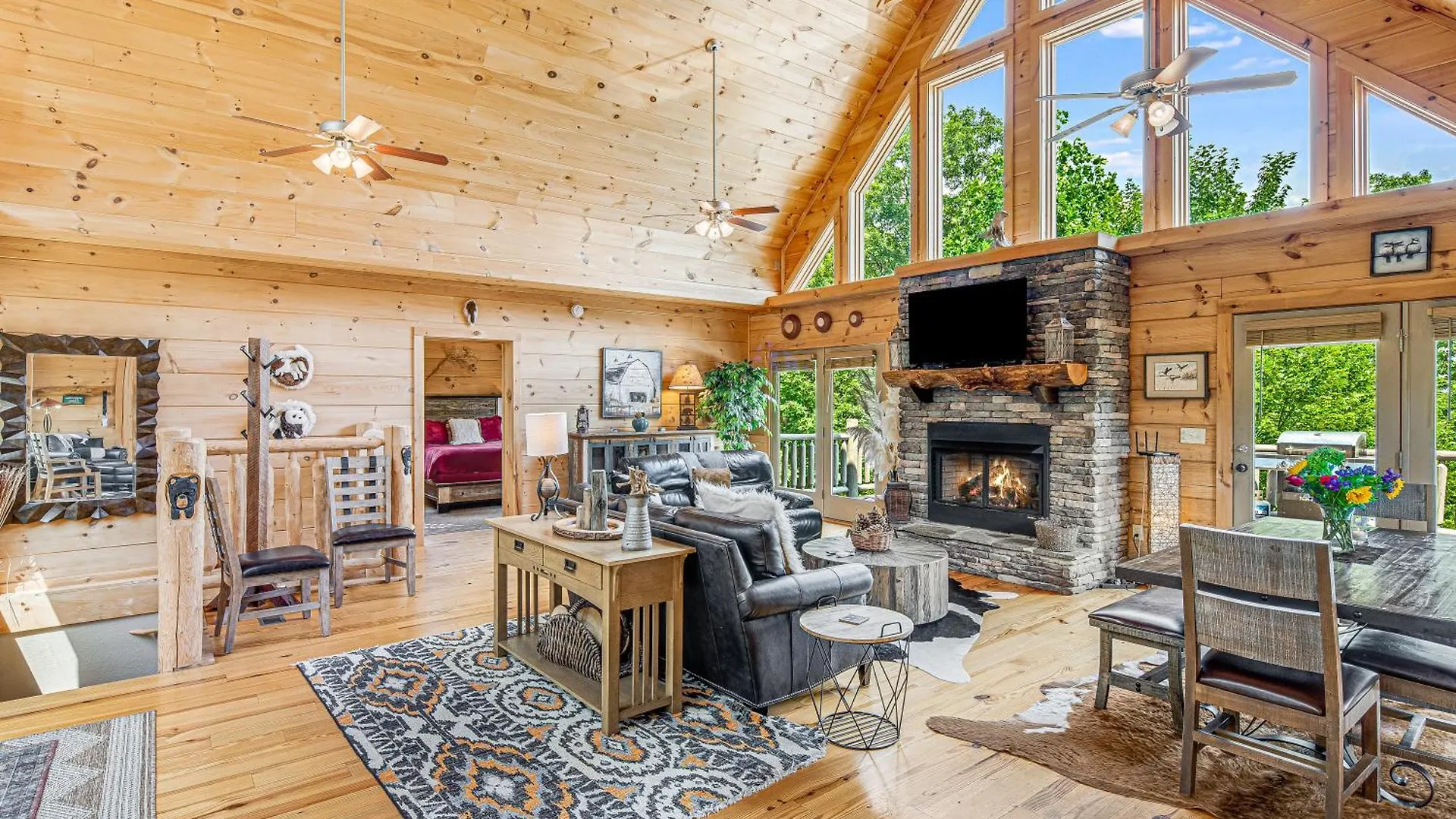 Holiday home Tatanka At Lakelure Rumbling Bald Hot Tub Fire Pit