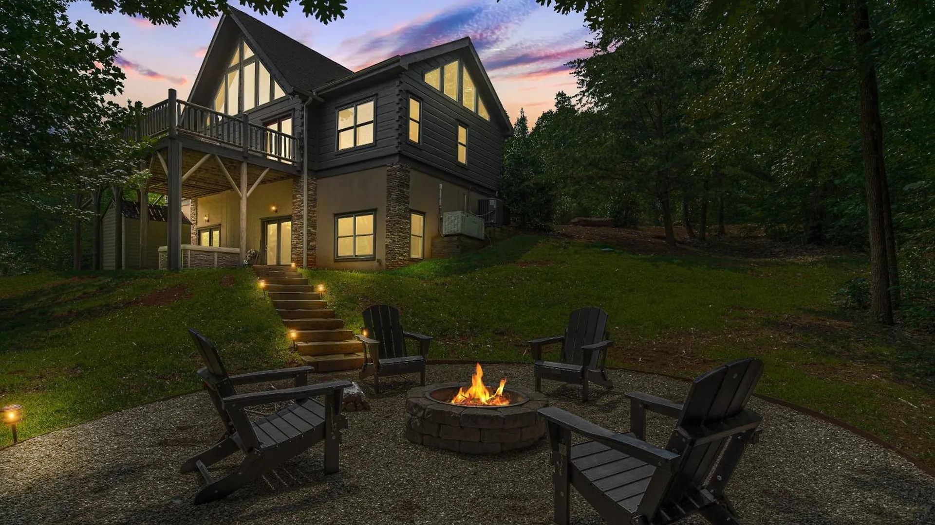 Tatanka At Lakelure Rumbling Bald Hot Tub Fire Pit